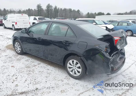 2015 Toyota Corolla Le z USA, uszkodzony, nr VIN 2T1BURHE0FC277912